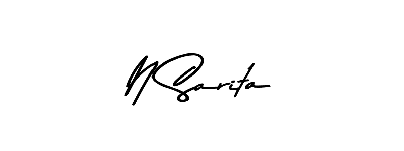if you are searching for the best signature style for your name N Sarita. so please give up your signature search. here we have designed multiple signature styles  using Asem Kandis PERSONAL USE. N Sarita signature style 9 images and pictures png
