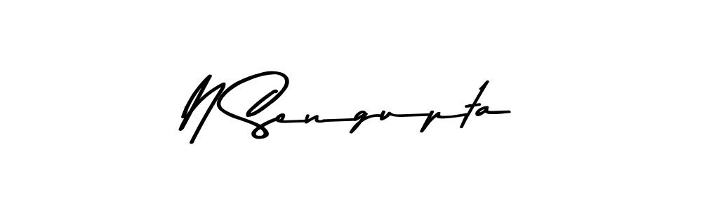 N Sengupta stylish signature style. Best Handwritten Sign (Asem Kandis PERSONAL USE) for my name. Handwritten Signature Collection Ideas for my name N Sengupta. N Sengupta signature style 9 images and pictures png