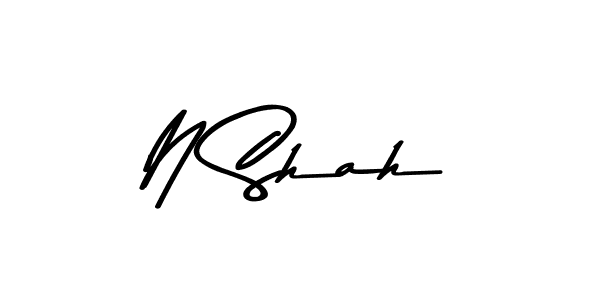 How to make N Shah signature? Asem Kandis PERSONAL USE is a professional autograph style. Create handwritten signature for N Shah name. N Shah signature style 9 images and pictures png