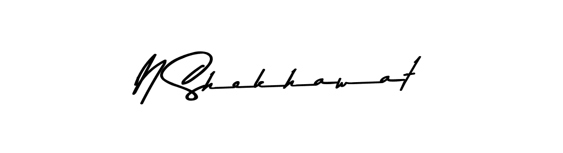 You should practise on your own different ways (Asem Kandis PERSONAL USE) to write your name (N Shekhawat) in signature. don't let someone else do it for you. N Shekhawat signature style 9 images and pictures png