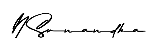 You should practise on your own different ways (Asem Kandis PERSONAL USE) to write your name (N Sunandha) in signature. Don't let someone else do it for you. N Sunandha signature style 9 images and pictures png