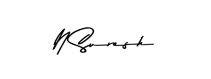 How to Draw N Suresh signature style? Asem Kandis PERSONAL USE is a latest design signature styles for name N Suresh. N Suresh signature style 9 images and pictures png