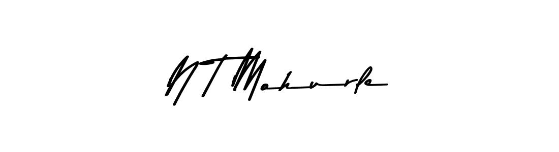 Also we have N T Mohurle name is the best signature style. Create professional handwritten signature collection using Asem Kandis PERSONAL USE autograph style. N T Mohurle signature style 9 images and pictures png