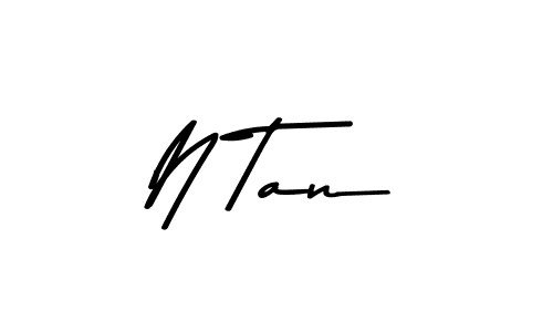 Use a signature maker to create a handwritten signature online. With this signature software, you can design (Asem Kandis PERSONAL USE) your own signature for name N Tan. N Tan signature style 9 images and pictures png