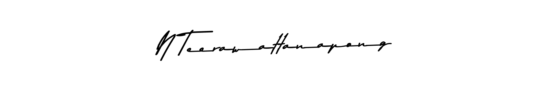 Similarly Asem Kandis PERSONAL USE is the best handwritten signature design. Signature creator online .You can use it as an online autograph creator for name N Teerawattanapong. N Teerawattanapong signature style 9 images and pictures png