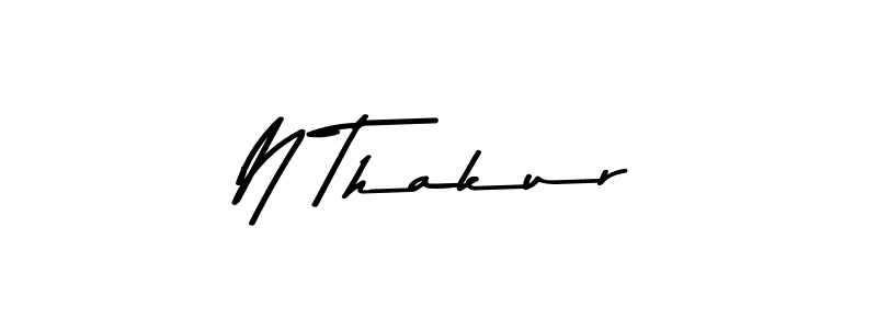 Here are the top 10 professional signature styles for the name N Thakur. These are the best autograph styles you can use for your name. N Thakur signature style 9 images and pictures png