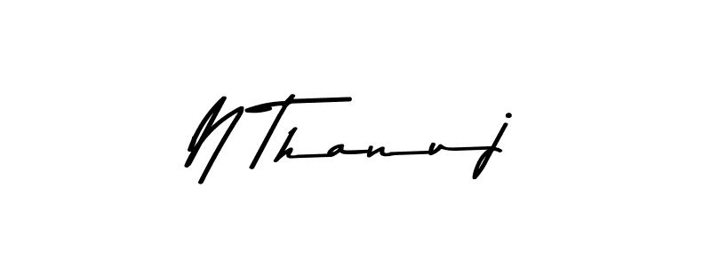 Also we have N Thanuj name is the best signature style. Create professional handwritten signature collection using Asem Kandis PERSONAL USE autograph style. N Thanuj signature style 9 images and pictures png