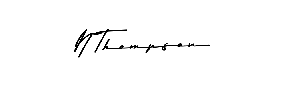 Here are the top 10 professional signature styles for the name N Thompson. These are the best autograph styles you can use for your name. N Thompson signature style 9 images and pictures png