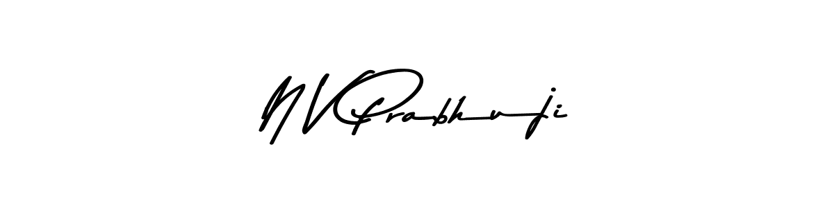 Here are the top 10 professional signature styles for the name N V Prabhuji. These are the best autograph styles you can use for your name. N V Prabhuji signature style 9 images and pictures png