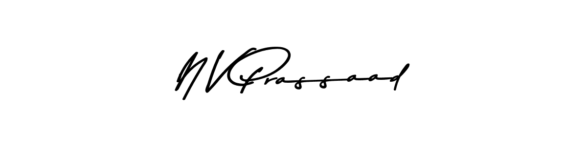 if you are searching for the best signature style for your name N V Prassaad. so please give up your signature search. here we have designed multiple signature styles  using Asem Kandis PERSONAL USE. N V Prassaad signature style 9 images and pictures png