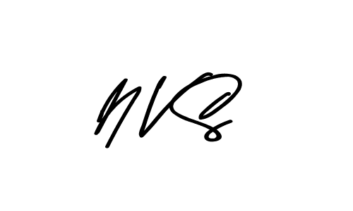 N V S stylish signature style. Best Handwritten Sign (Asem Kandis PERSONAL USE) for my name. Handwritten Signature Collection Ideas for my name N V S. N V S signature style 9 images and pictures png