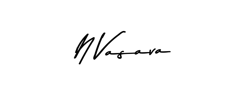 You should practise on your own different ways (Asem Kandis PERSONAL USE) to write your name (N Vasava) in signature. don't let someone else do it for you. N Vasava signature style 9 images and pictures png