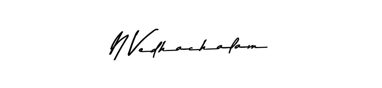 Also we have N Vedhachalam name is the best signature style. Create professional handwritten signature collection using Asem Kandis PERSONAL USE autograph style. N Vedhachalam signature style 9 images and pictures png