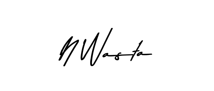How to Draw N Wasta signature style? Asem Kandis PERSONAL USE is a latest design signature styles for name N Wasta. N Wasta signature style 9 images and pictures png