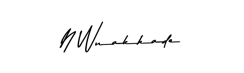 How to Draw N Wnakhade signature style? Asem Kandis PERSONAL USE is a latest design signature styles for name N Wnakhade. N Wnakhade signature style 9 images and pictures png