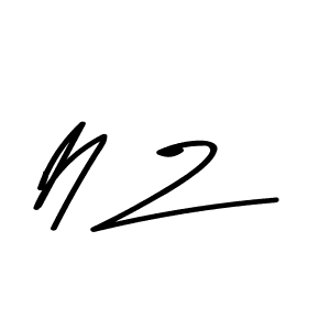 N Z stylish signature style. Best Handwritten Sign (Asem Kandis PERSONAL USE) for my name. Handwritten Signature Collection Ideas for my name N Z. N Z signature style 9 images and pictures png