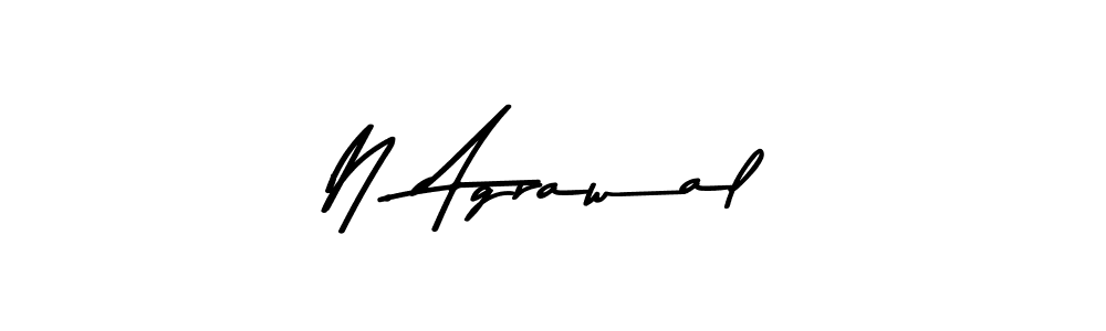 Also You can easily find your signature by using the search form. We will create N. Agrawal name handwritten signature images for you free of cost using Asem Kandis PERSONAL USE sign style. N. Agrawal signature style 9 images and pictures png