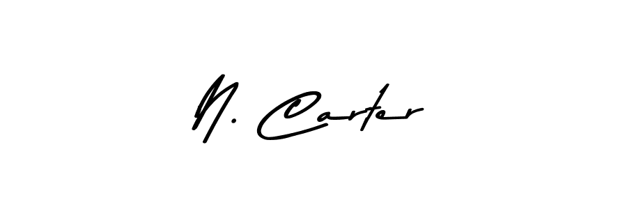 Design your own signature with our free online signature maker. With this signature software, you can create a handwritten (Asem Kandis PERSONAL USE) signature for name N. Carter. N. Carter signature style 9 images and pictures png