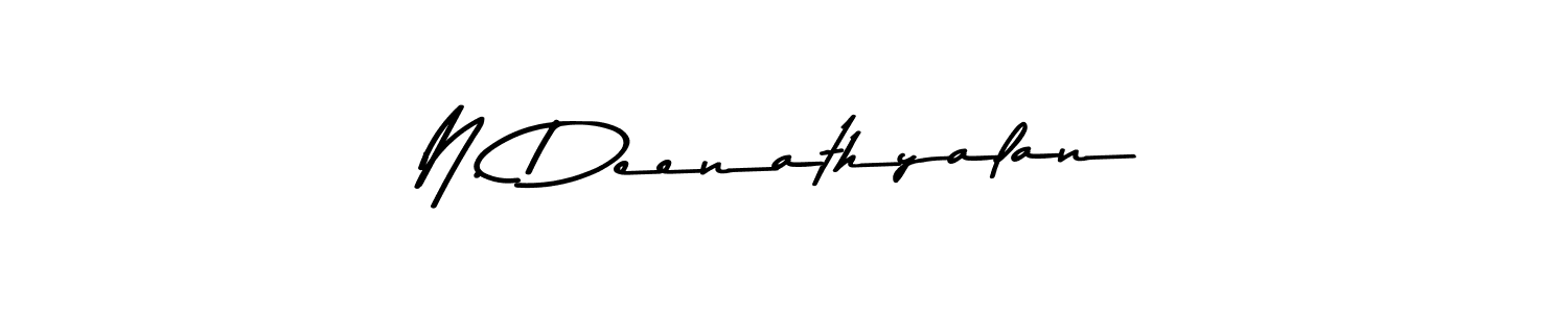 N. Deenathyalan stylish signature style. Best Handwritten Sign (Asem Kandis PERSONAL USE) for my name. Handwritten Signature Collection Ideas for my name N. Deenathyalan. N. Deenathyalan signature style 9 images and pictures png