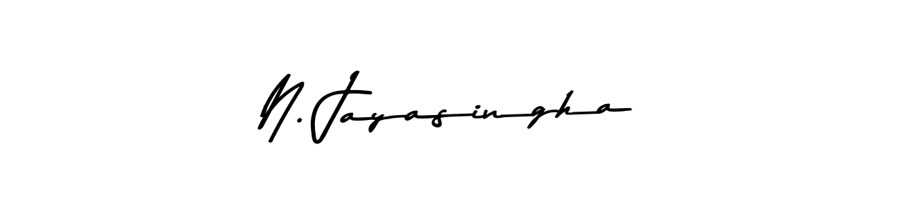 Once you've used our free online signature maker to create your best signature Asem Kandis PERSONAL USE style, it's time to enjoy all of the benefits that N. Jayasingha name signing documents. N. Jayasingha signature style 9 images and pictures png