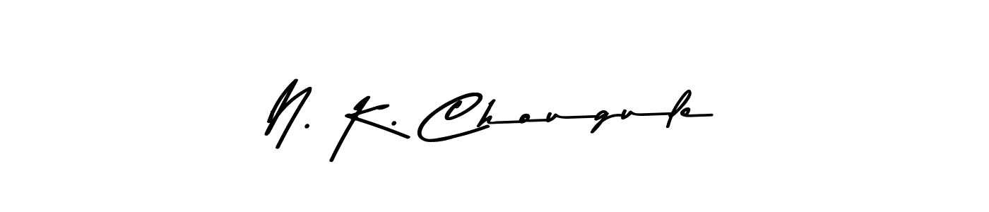 You should practise on your own different ways (Asem Kandis PERSONAL USE) to write your name (N. K. Chougule) in signature. don't let someone else do it for you. N. K. Chougule signature style 9 images and pictures png