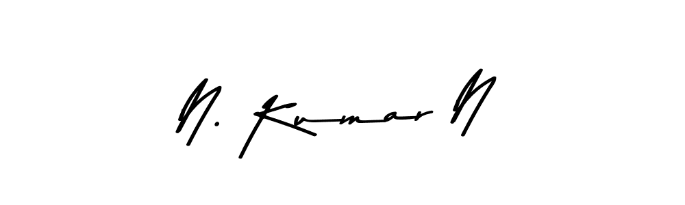 Make a beautiful signature design for name N. Kumar N. Use this online signature maker to create a handwritten signature for free. N. Kumar N signature style 9 images and pictures png