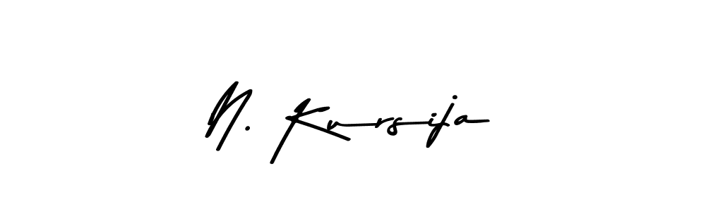 Also we have N. Kursija name is the best signature style. Create professional handwritten signature collection using Asem Kandis PERSONAL USE autograph style. N. Kursija signature style 9 images and pictures png