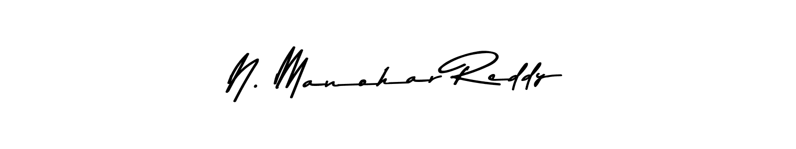 How to make N. Manohar Reddy signature? Asem Kandis PERSONAL USE is a professional autograph style. Create handwritten signature for N. Manohar Reddy name. N. Manohar Reddy signature style 9 images and pictures png