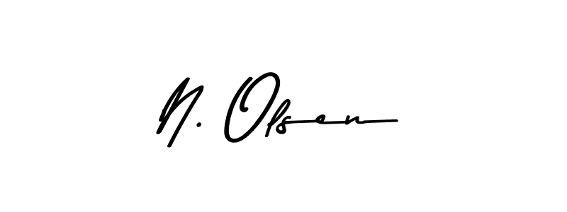 if you are searching for the best signature style for your name N. Olsen. so please give up your signature search. here we have designed multiple signature styles  using Asem Kandis PERSONAL USE. N. Olsen signature style 9 images and pictures png