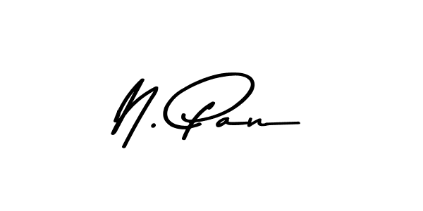 How to make N. Pan name signature. Use Asem Kandis PERSONAL USE style for creating short signs online. This is the latest handwritten sign. N. Pan signature style 9 images and pictures png