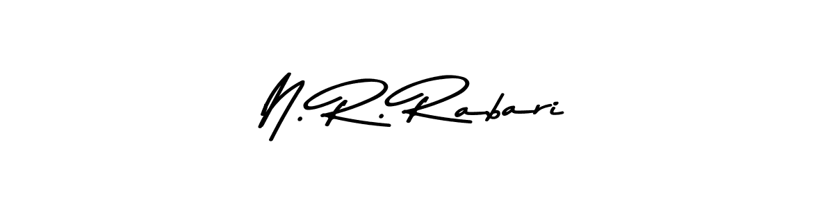 Best and Professional Signature Style for N. R. Rabari. Asem Kandis PERSONAL USE Best Signature Style Collection. N. R. Rabari signature style 9 images and pictures png