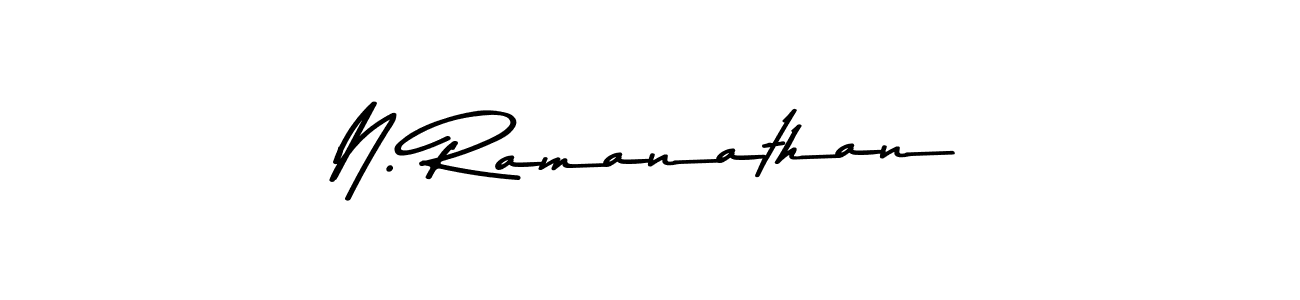 The best way (Asem Kandis PERSONAL USE) to make a short signature is to pick only two or three words in your name. The name N. Ramanathan include a total of six letters. For converting this name. N. Ramanathan signature style 9 images and pictures png