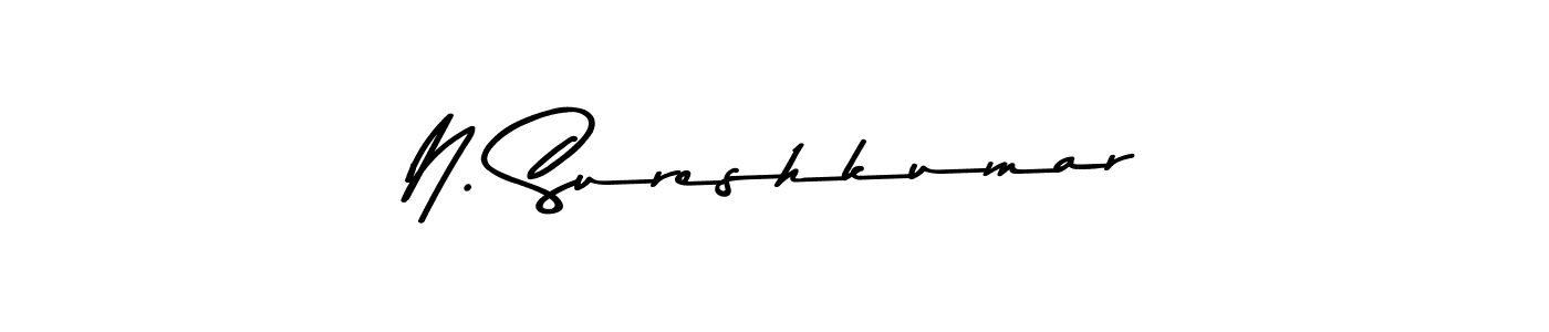 It looks lik you need a new signature style for name N. Sureshkumar. Design unique handwritten (Asem Kandis PERSONAL USE) signature with our free signature maker in just a few clicks. N. Sureshkumar signature style 9 images and pictures png