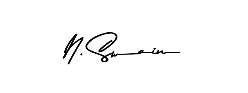 Use a signature maker to create a handwritten signature online. With this signature software, you can design (Asem Kandis PERSONAL USE) your own signature for name N. Swain. N. Swain signature style 9 images and pictures png