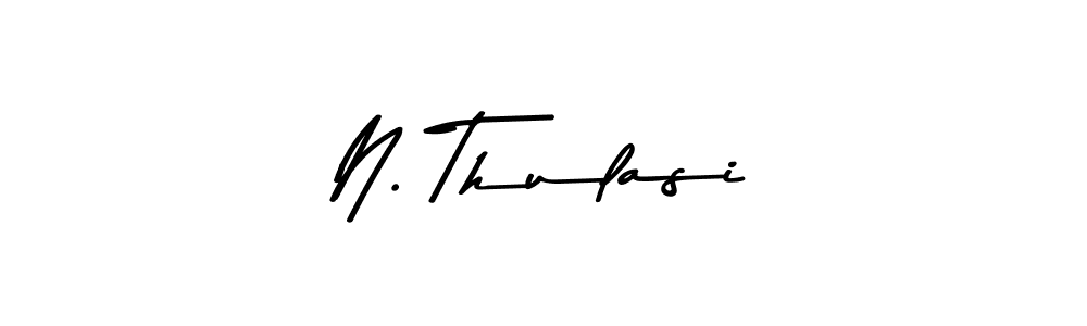 Also You can easily find your signature by using the search form. We will create N. Thulasi name handwritten signature images for you free of cost using Asem Kandis PERSONAL USE sign style. N. Thulasi signature style 9 images and pictures png