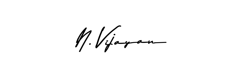 Asem Kandis PERSONAL USE is a professional signature style that is perfect for those who want to add a touch of class to their signature. It is also a great choice for those who want to make their signature more unique. Get N. Vijayan name to fancy signature for free. N. Vijayan signature style 9 images and pictures png