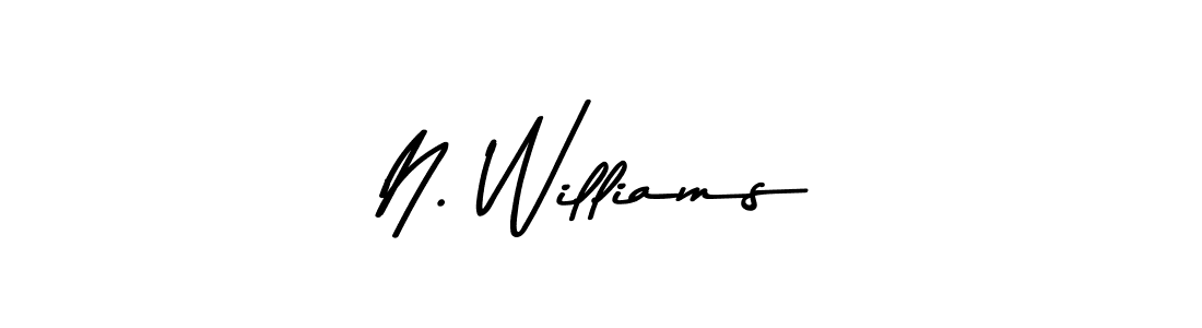 Similarly Asem Kandis PERSONAL USE is the best handwritten signature design. Signature creator online .You can use it as an online autograph creator for name N. Williams. N. Williams signature style 9 images and pictures png