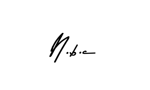 Use a signature maker to create a handwritten signature online. With this signature software, you can design (Asem Kandis PERSONAL USE) your own signature for name N.b.c. N.b.c signature style 9 images and pictures png