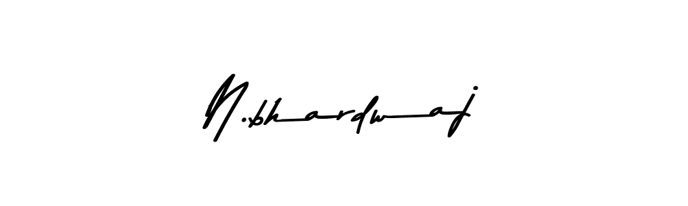 Use a signature maker to create a handwritten signature online. With this signature software, you can design (Asem Kandis PERSONAL USE) your own signature for name N.bhardwaj. N.bhardwaj signature style 9 images and pictures png