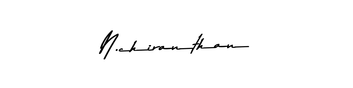 How to Draw N.chiranthan signature style? Asem Kandis PERSONAL USE is a latest design signature styles for name N.chiranthan. N.chiranthan signature style 9 images and pictures png