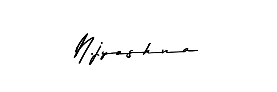 The best way (Asem Kandis PERSONAL USE) to make a short signature is to pick only two or three words in your name. The name N.jyoshna include a total of six letters. For converting this name. N.jyoshna signature style 9 images and pictures png