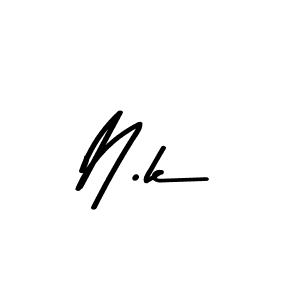 N.k stylish signature style. Best Handwritten Sign (Asem Kandis PERSONAL USE) for my name. Handwritten Signature Collection Ideas for my name N.k. N.k signature style 9 images and pictures png