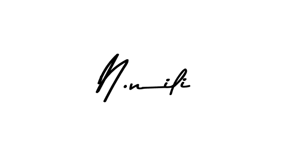 Also we have N.nili name is the best signature style. Create professional handwritten signature collection using Asem Kandis PERSONAL USE autograph style. N.nili signature style 9 images and pictures png