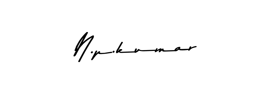 How to make N.p.kumar signature? Asem Kandis PERSONAL USE is a professional autograph style. Create handwritten signature for N.p.kumar name. N.p.kumar signature style 9 images and pictures png