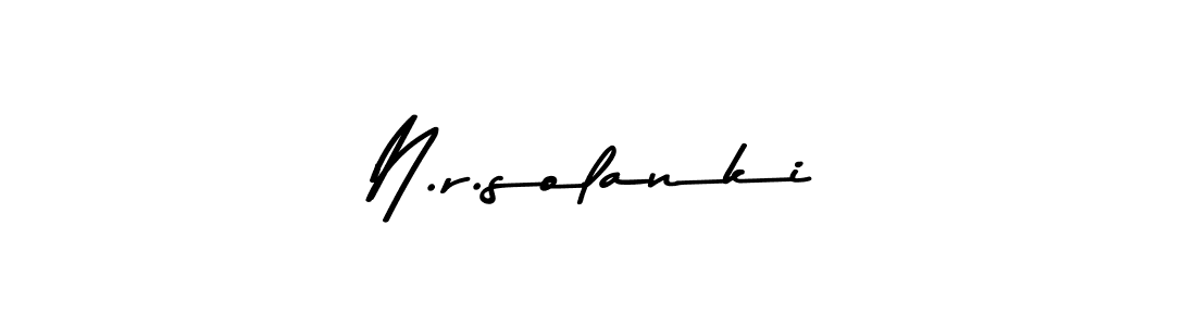 Design your own signature with our free online signature maker. With this signature software, you can create a handwritten (Asem Kandis PERSONAL USE) signature for name N.r.solanki. N.r.solanki signature style 9 images and pictures png