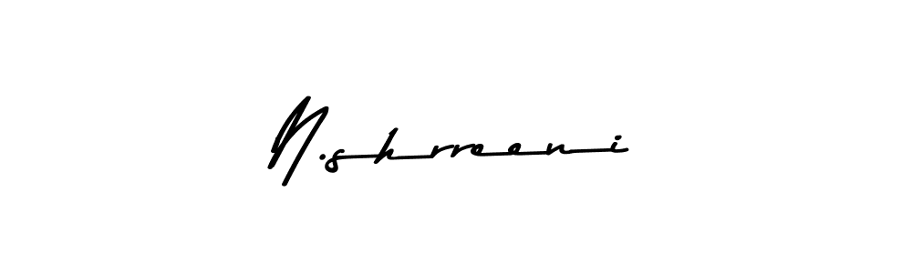 Also we have N.shrreeni name is the best signature style. Create professional handwritten signature collection using Asem Kandis PERSONAL USE autograph style. N.shrreeni signature style 9 images and pictures png