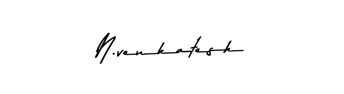 Design your own signature with our free online signature maker. With this signature software, you can create a handwritten (Asem Kandis PERSONAL USE) signature for name N.venkatesh. N.venkatesh signature style 9 images and pictures png