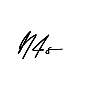 Also You can easily find your signature by using the search form. We will create N4s name handwritten signature images for you free of cost using Asem Kandis PERSONAL USE sign style. N4s signature style 9 images and pictures png