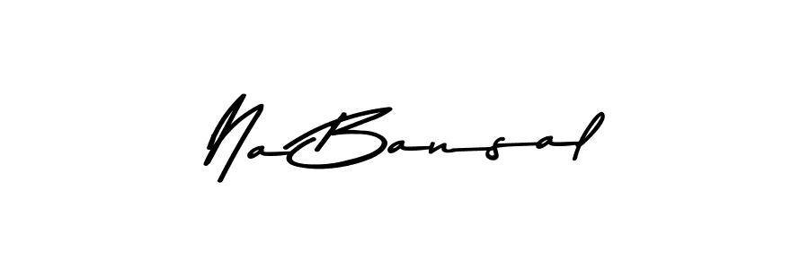 How to make Na Bansal signature? Asem Kandis PERSONAL USE is a professional autograph style. Create handwritten signature for Na Bansal name. Na Bansal signature style 9 images and pictures png