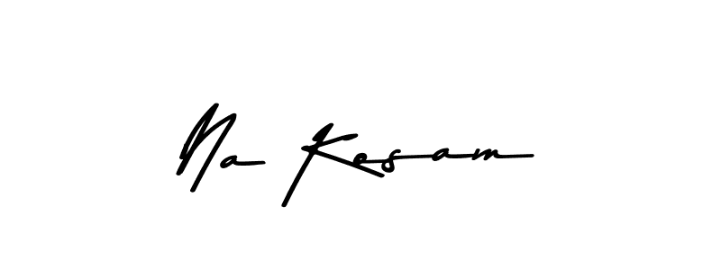 Here are the top 10 professional signature styles for the name Na Kosam. These are the best autograph styles you can use for your name. Na Kosam signature style 9 images and pictures png